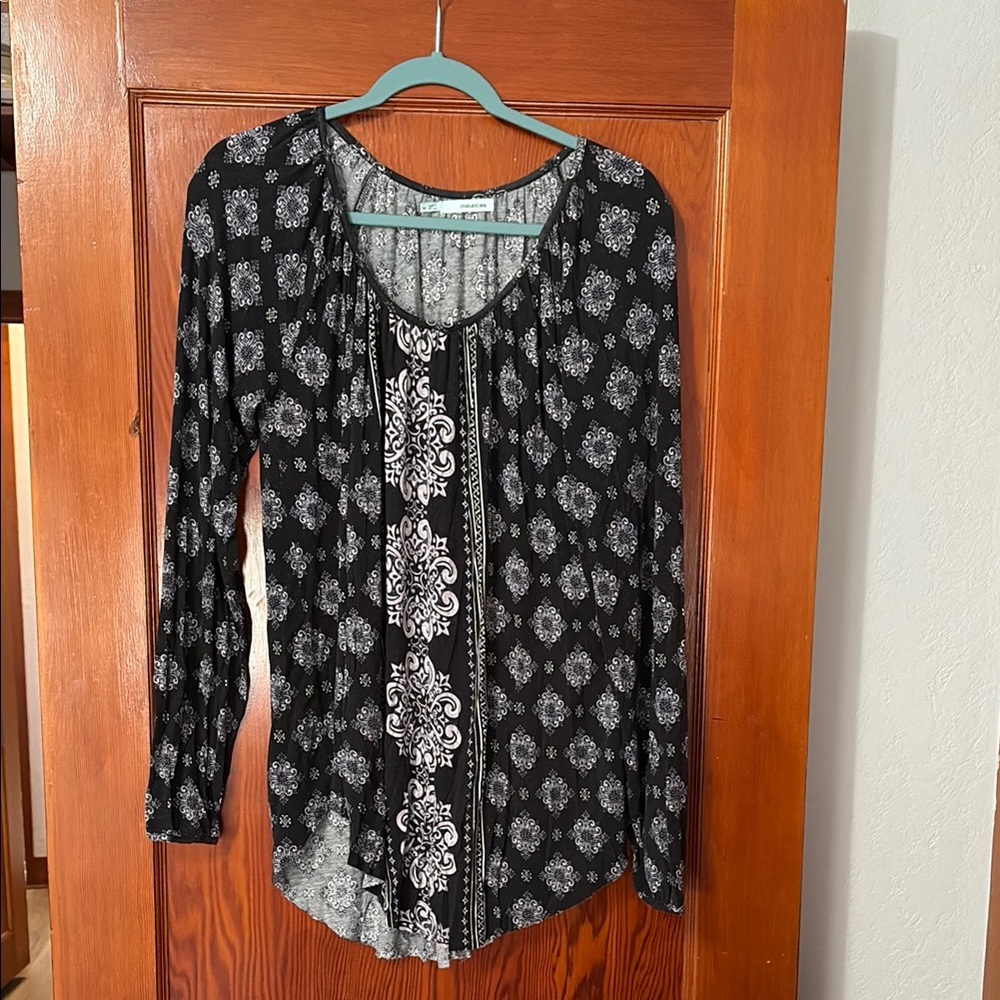 Black and White Women's Top